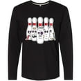 thumbnail image 3 of Inktastic Beat Up Bowling Pins Long Sleeve T-Shirt, 3 of 5