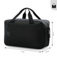 thumbnail image 3 of TOTTO Bolsa de Viaje | Mediana | con Asa y Correa de Hombro UNDERSEAT negro M, 3 of 7