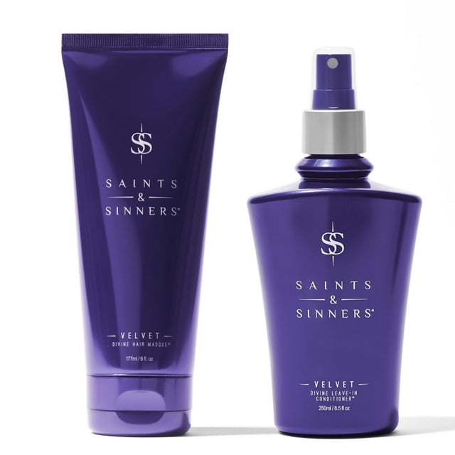 Saints & Sinners Duo de Conditionnement pour des Cheveux Conditionnés, Brillants et Hydratés