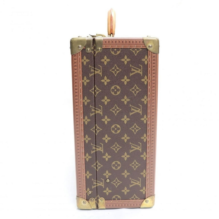 Authenticated used Louis Vuitton Cotoville 50 Monogram Trunk Brown Hard Case Attache Bag Gold Hardware Louis Vuitton, Men's, Size: (HxWxD): 37cm x
