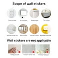 thumbnail image 4 of Pegatinas De Pared De Arcoíris Bonitas, Decoración Del Hogar, Pegatinas De Papel Tapiz Con Gotas De Lluvia De Arcoíris Noticed HA036410-00, 4 of 6