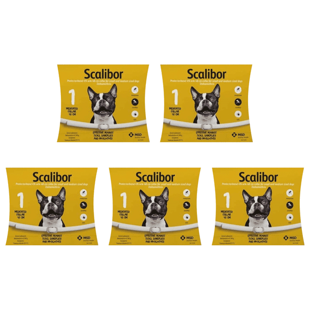 Collar Antipulgas Y Garrapatas Impermeable 12 Meses Protección para (S Holandés)