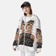 thumbnail image 3 of Balery Cat Holding Mugshot Sign Sudadera ligera de manga larga con capucha y protección solar UPF 50+ para hombre y mujer, ideal para pesca y running-Medium, 3 of 7