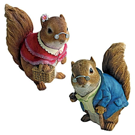 Design Toscano Grandparent Squirrel Statues