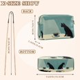 thumbnail image 4 of FORMRS Women Crossbody Purse with Chain Strap Vegan Leather Shoulder Handbag, Black Cat, 4 of 7