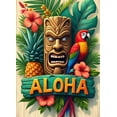 thumbnail image 3 of Wooden Carving Tropical Banner Tropical Leaves Aloha Celebration Banner for Summer Party Luau Decoration Beach Event, 3 of 7