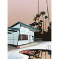 thumbnail image 2 of Urban Road 15x18 Gold Ornate Wood Framed with Double Matting Museum Art Print Titled - Sunset Drive, 2 of 4