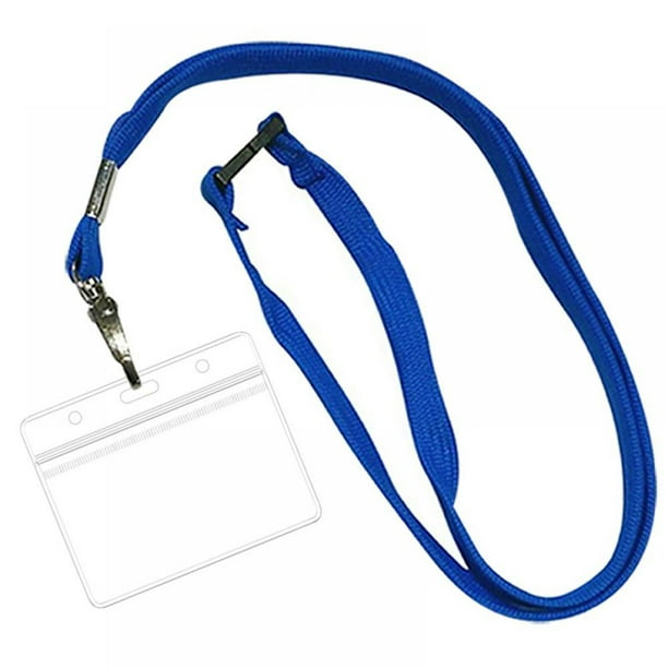 10 Pcs ID Card Badge Holder,Waterproof Horizontal Clear Card Holder