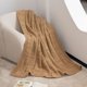 thumbnail image 5 of Manta de algodón de gran tamaño con tejido de gofre natural, manta decorativa de algodón, decoración de dormitorio de estilo bohemio para cama y sofá, 5 of 5