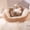 H, variant on Votnto Adorable Sleeping Animal Plush Figurine with Bed, Soft Cuddly Stuffed Toy for Kids, Cute Desk Decor & Gift (Panda/Fox/Cat/Bear/Sheep/Dog)