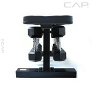 CAP Deluxe Exercise Training Flat Bench with Dumbbell Storage (Weight Capacity 600lb)
