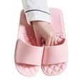 thumbnail image 4 of Fengactive Womens Mens Casual Home Slippers Textured Wide Strap Non Slip Lightweight Shower Slides Large Sizes, 4 of 5
