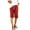 X-Red15, variant on RUTAYY Children Girls Knee Length Shorts floral Printed Solid Color Pants Have Elastic Waist with Drawstring Pockets Casual Daily Wear elegant Fashion Trousers