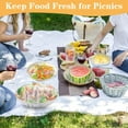 thumbnail image 5 of 300pcs Reusable Elastic Stretch Fresh Keeping Covers,Household Leftovers Fresh-keeping Food Grade Disposable Cling Film Fresh-keeping Bags,Bowl Covers for Bread Proofing, 5 of 12