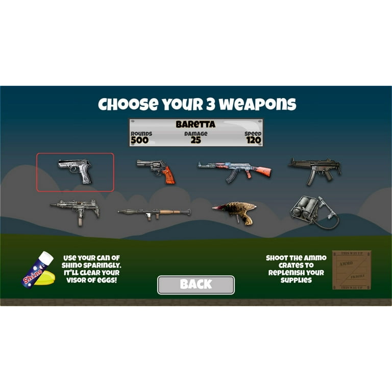  Chicken Range Game Bundle + Rifle Accessory Nintendo Switch  [Code in a Box] (Nintendo Switch) : Video Games