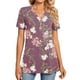 thumbnail image 2 of Blusa casual BISHUIGE con botones y cuello en V para mujer, talla 3XL, 2 of 6