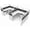Charcoal, variant on SUNLINE Office Cubicle Kit - 2 Person Modular Workstation Set with 7 Layout Options & Storage - Blue