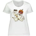 thumbnail image 3 of Inktastic Halloween Ghosts Women's Plus Size T-Shirt, 3 of 5