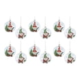 thumbnail image 5 of Melrose Gnome Glass Christmas Ball Ornaments - 4" (100mm) - Multi-Color - 12ct, 5 of 6