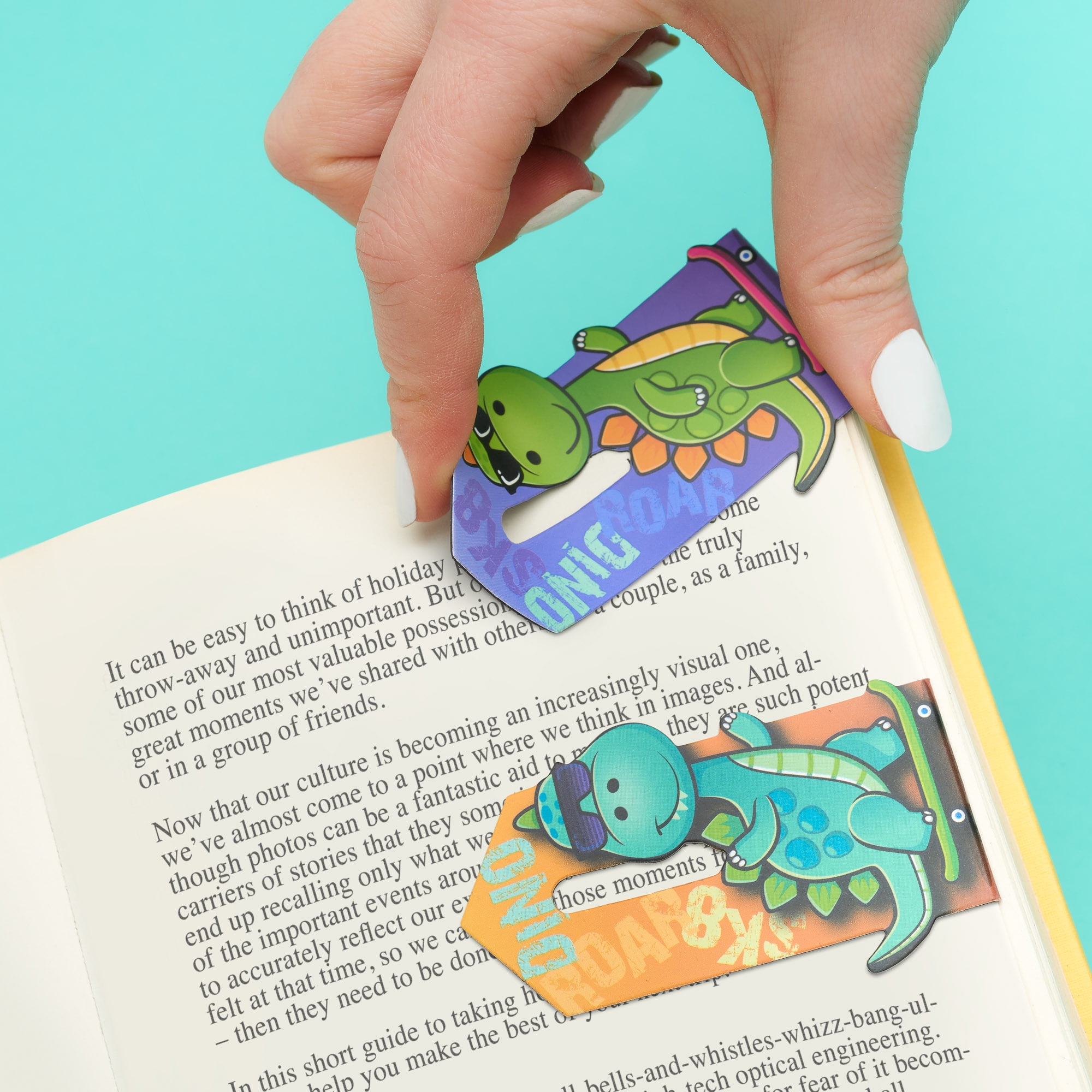 Robot Magnetic Paper Bookmark Page Holder, Cute Bookish Page Marker Gift  for Bookworm 