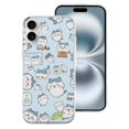 thumbnail image 2 of Chiikawa TPU Case for iPhone 16 Plus – with Ultra Slim, Shockproof, Anti-Yellowing, Scratch-Resistant, Wireless Charging Compatible, Enhanced Grip Transparent-style, 2 of 7