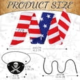 thumbnail image 4 of Set de accesorios pirata Scotamalone con bandanas y parches para el ojo, 4 of 6