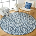 thumbnail image 2 of SAFAVIEH Metro Desi Medallion Area Rug, Blue/Ivory, 8' x 10', 2 of 9