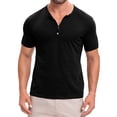 thumbnail image 2 of pstuiky camisetas para hombre, Camisa casual de manga corta para hombre, estilo bolos vintage, estilo playero cubano, con botones, para verano camisas casuales para hombre xl, 2 of 6