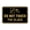 Black Gold, variant on Signs ByLITA Classic Framed Do Not Touch The Glass Sign (Black) - Large