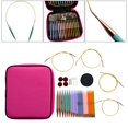 thumbnail image 4 of 13Pairs Aluminum Circular Knitting Crochet Hooks for Weaving Project, 4 of 8