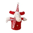 thumbnail image 2 of Caja de almacenamiento de Papá Noel con tarro de caramelos, contenedor para bombones, caja de regalo de Nochebuena, centro de mesa decorativo, decoración festiva, gran capacidad de, 2 of 9