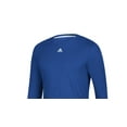 thumbnail image 2 of Adidas Men's Amplifier Long Sleeve T-Shirt Blue Size Large, 2 of 3