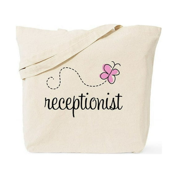 CafePress - Pretty Receptionist Tote Bag - Unisex Canvas Tote Bag, Beige, 1-Piece