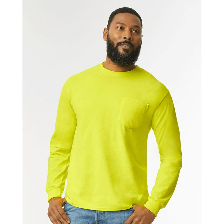Gildan Ultra Cotton® Long Sleeve Pocket T-Shirt 