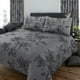 thumbnail image 1 of King Duvet Cover Set Wild Rose Floral Pizarra Gris Negro Ropa de Cama Set, 1 of 5
