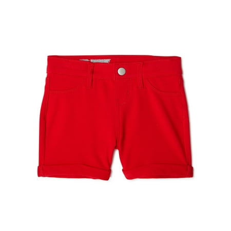 Wonder Nation Girls French Terry Shorts, Sizes 4-18 & Plus