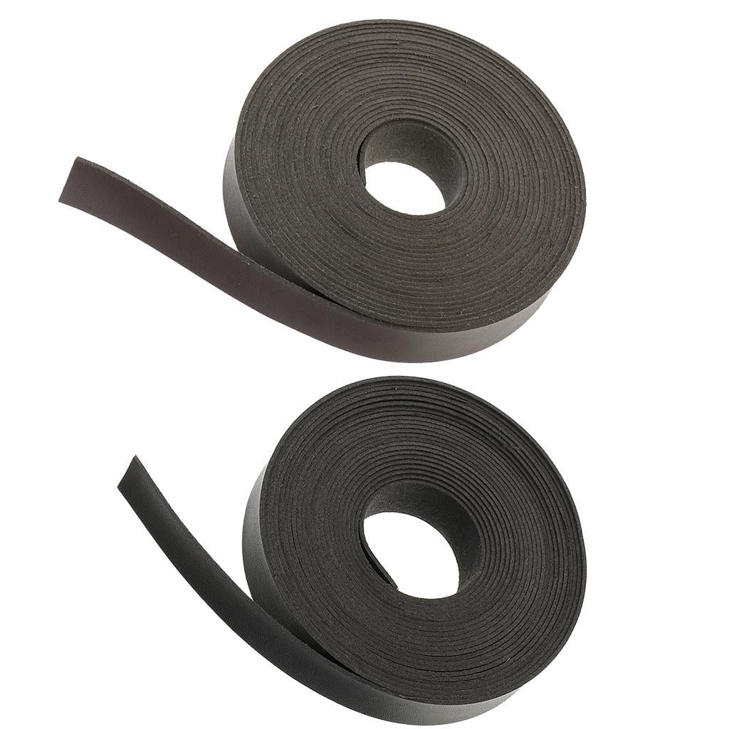 2Pcs 5 Meters DIY PU Leather Straps Strips for Leather Crafts 20mm Width 