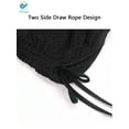 thumbnail image 3 of Deago High Waist Athletic Sport Yoga Shorts Tummy Control Drawstring Pants For Workout Running Fitness, 3 of 3
