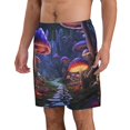 thumbnail image 2 of Fotbe Jungle Path Glowing Mushrooms Trajes de Baño Estampados para Hombre, Shorts de Verano de Secado Rápido, Ropa de Playa, Bañadores-Large, 2 of 6