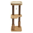 thumbnail image 3 of Two by Two Beech 39-inch Cat Tree, Tower, Condo, Scratch Pad & Playground, 3 of 12