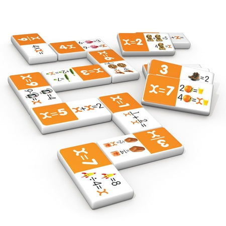 UPC: 0858426007017 | Junior Learning – Algebra Dominoes Match & Learn Educational Learning Game