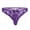 Purple, variant on Mens Underwear Men Lingerie Floral Lace Semi See-through Bikini Briefs T-back Underwear
