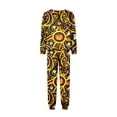 thumbnail image 5 of Matching Halloween Pajamas Set for Whole Family, Breathable Long Sleeve Halloween Family Pajamas with Pumpkin Skull Print, Fun Family Halloween Pajama Set Party, 5 of 6