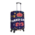 thumbnail image 3 of Kdxio Happy Mardi Gras Pattern Luggage Cover for Travel,Elastic and Durable,Fits 18-32 Inch,Anti-Scratch Suitcase Protector, 3 of 9