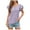 Purple-03, variant on Mittory Womens-Plus-Size-Summer-Tops Ruffle Short Sleeve T Shirts Trendy V Neck Tunics Casual Loose Eyelet Blouses Tee