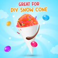 thumbnail image 3 of LEEYNEER 60pcs Paper Cone Cups Thicken Cone Cups Disposable Cone Paper Cups Shaved Ice Cups for Shaved Ice  Slushies Water Cooler Dispenser, 3 of 6