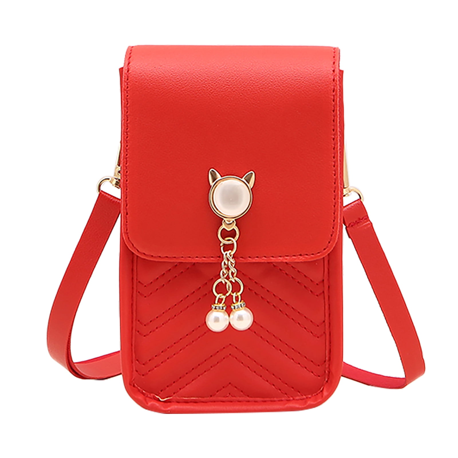 Red Womens Designer Briefcase Bag Michael Kors Jet Set LG Multi