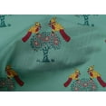 thumbnail image 4 of oneOone Cotton Cambric Fabric Bird & Tree Block Print Sewing Fabric BTY 56 Inch Wide, 4 of 4