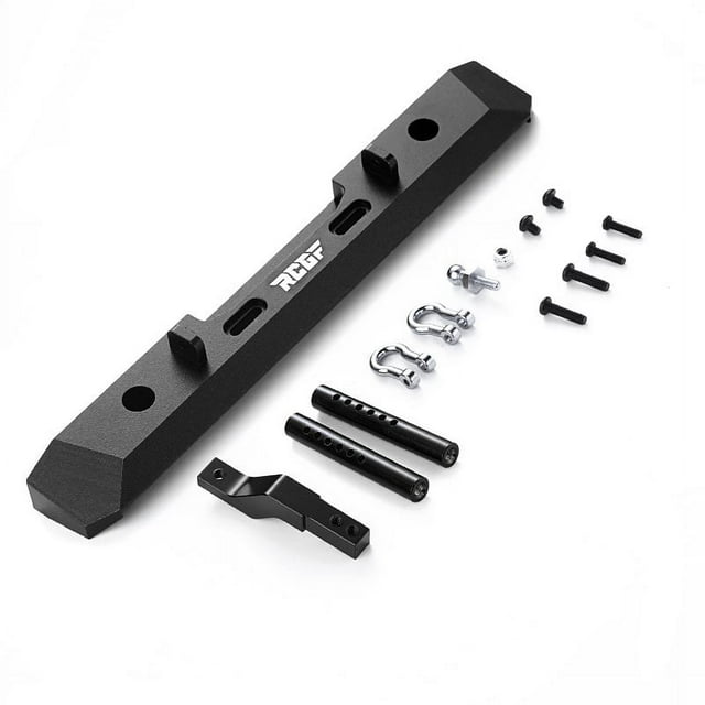 Wweixi RCGOFOLLOW Aluminum Alloy Durable Rear Bumper Wear-resistant Rc Rear Bumper For 1/10 Rc Rear Bumper Gen7 Black