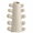 A2, variant on ABPETE Unglazed Ceramic Nordic Vase, Sculptural Modern Ceramic Vase, Minimalist Cream Vase with Matte Speckled Finish for Table, Bookshelf, Living Room, Shelf Decor and Mantel(Color : A2)
